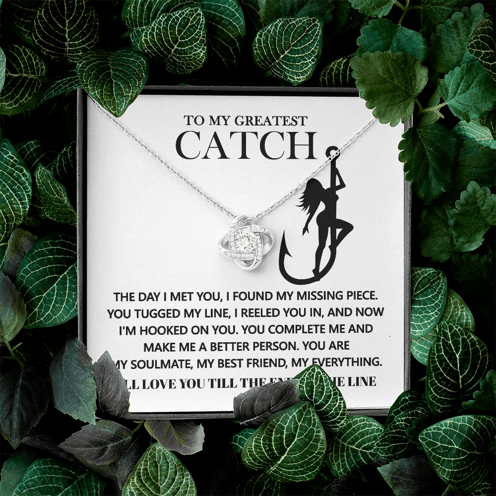 To My Greatest Catch Necklace, Naughty Valentine's Gifts For Wife, Best Valentine Gifts For Her, Valentine Presents For Women, Valentine's For Her