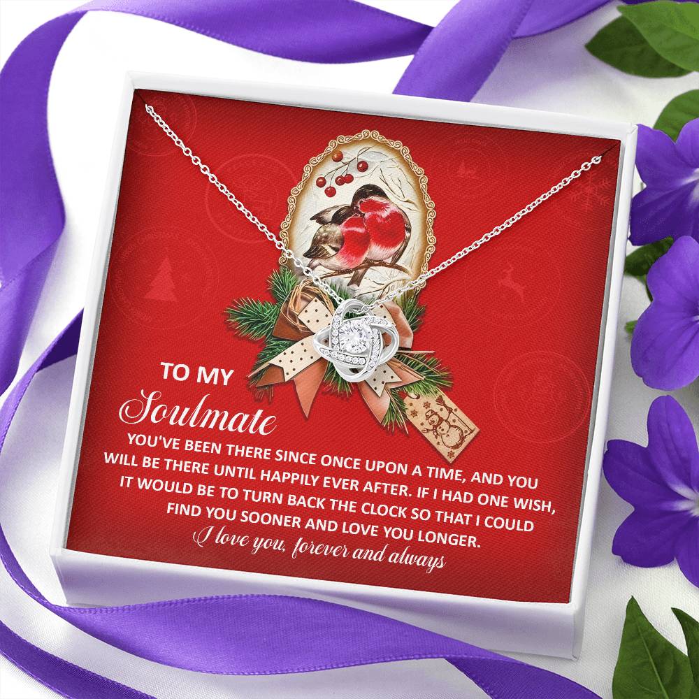 To My Soulmate Necklace, Christmas Gifts For Her, Christmas Presents For Women, Wife's Christmas Gift, Christmas For Wife