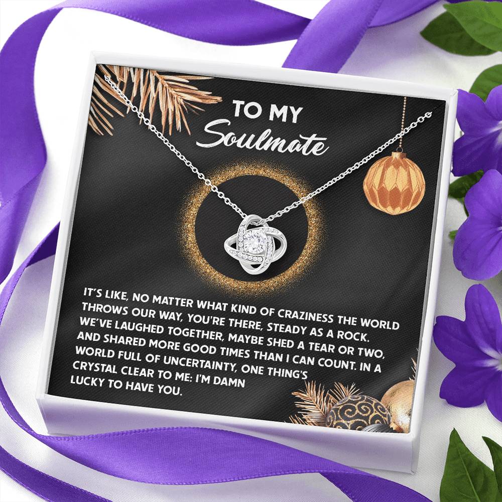 To My Soulmate Necklace, Christmas Gift Ideas 2024, Christmas Presents For Her, Girlfriend Christmas Necklace, Ideas For Christmas