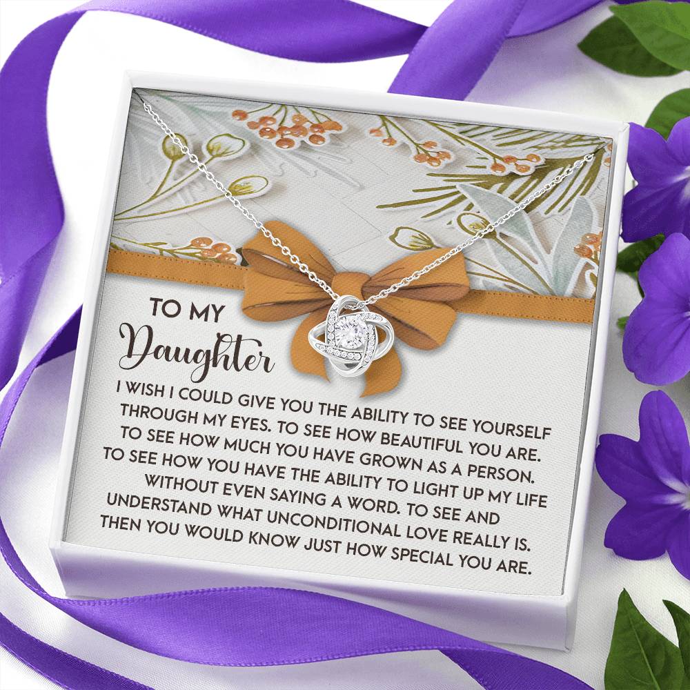 Adult Daughter Christmas Gifts, To My Daughter Necklace, Necklace For Daughter From Dad, To Our Daughter Necklace From Mom And Dad