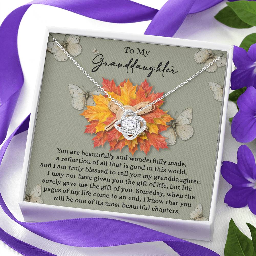 To My Granddaughter Necklace, Our Granddaughter Gifts From Grandparents, Great Granddaughter Necklace, Gifts For Granddaughter Adult