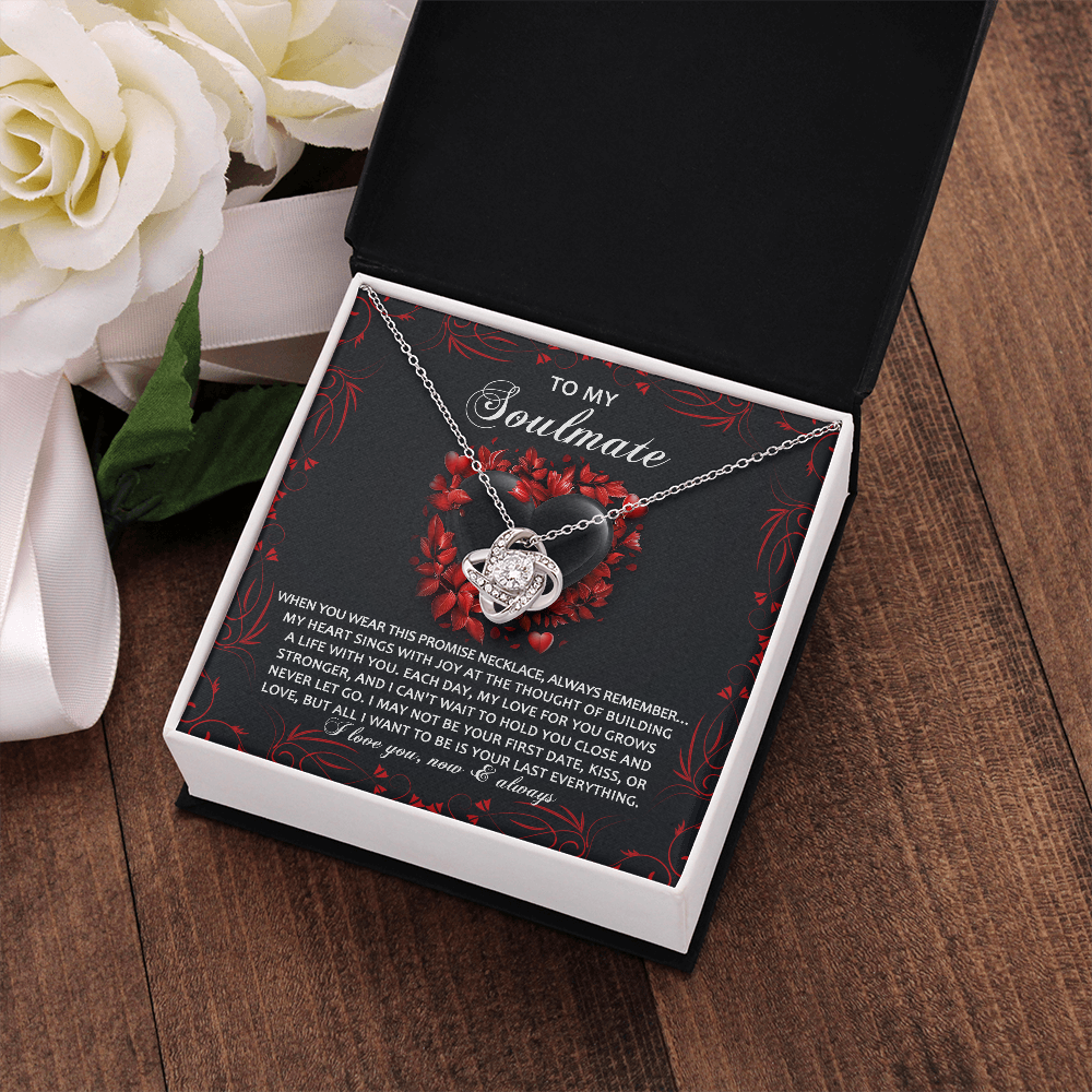 To My Soulmate Necklace, Unique Valentine Gifts For Her, Valentine Birthday Gifts, My Soulmate Gifts For Her, Valentine Jewelry For Women
