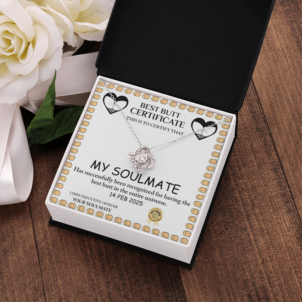 My Soulmate Necklace, To My Soulmate Necklace, Valentine For Her Gift, Valentine's Gift For Women, To My Soulmate Necklace For Women Funny