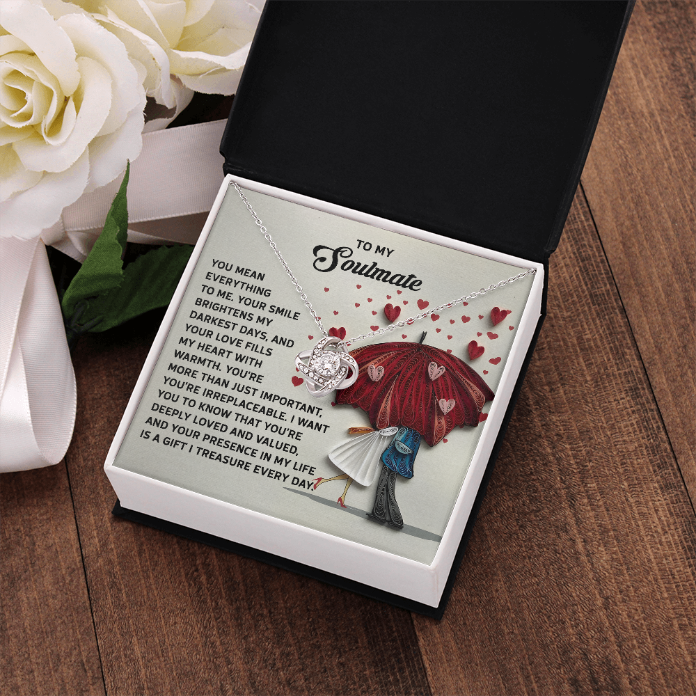 To My Soulmate Necklace, San Valentine Gift For Her, Valentine Presents For Women, Soulmate Gifts For Her, Valentine Gifts For Women