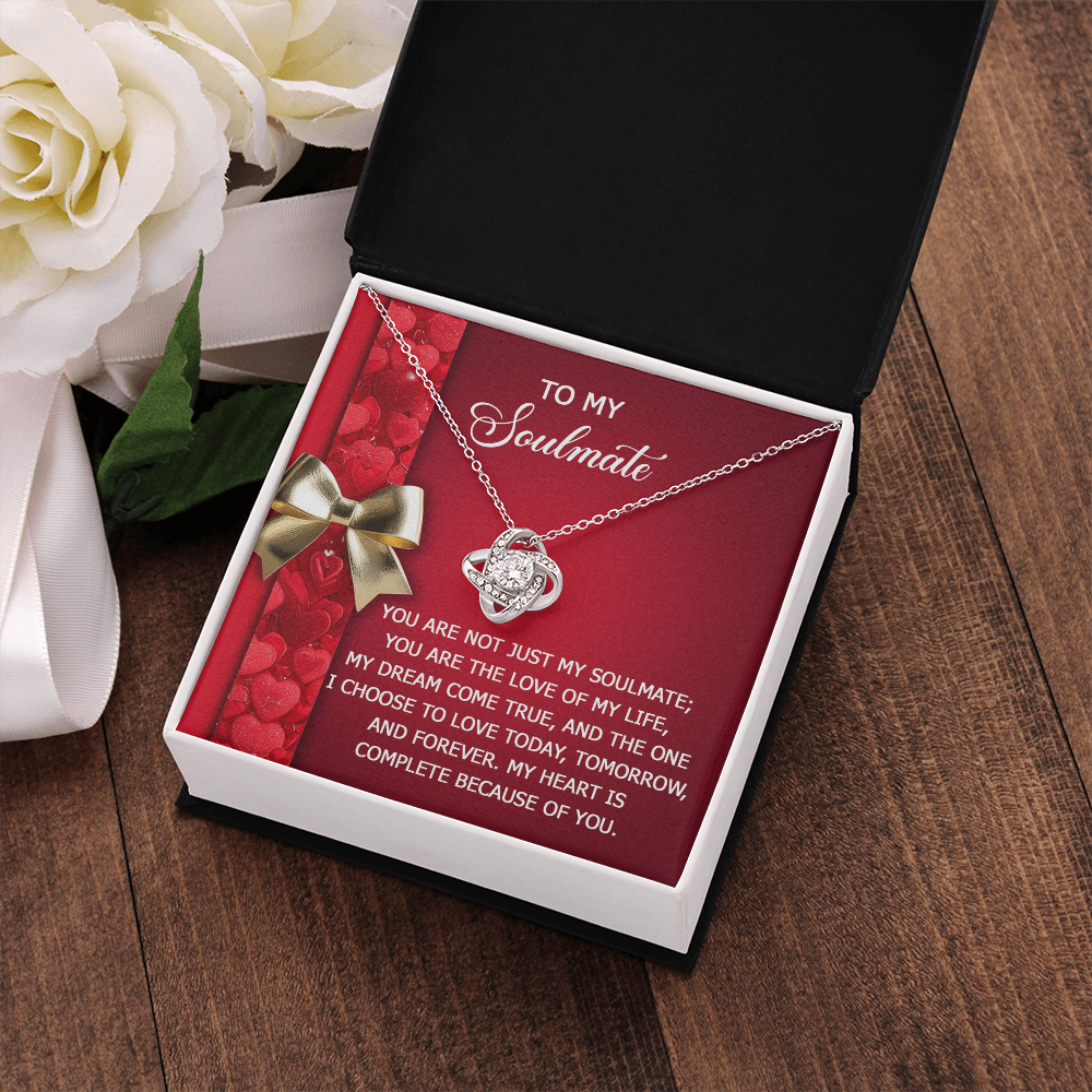 To My Soulmate Necklace, Soulmate Gifts For Women, Valentine Presents For Women, Valentine's Day For Her, Valentine Gifts For Women