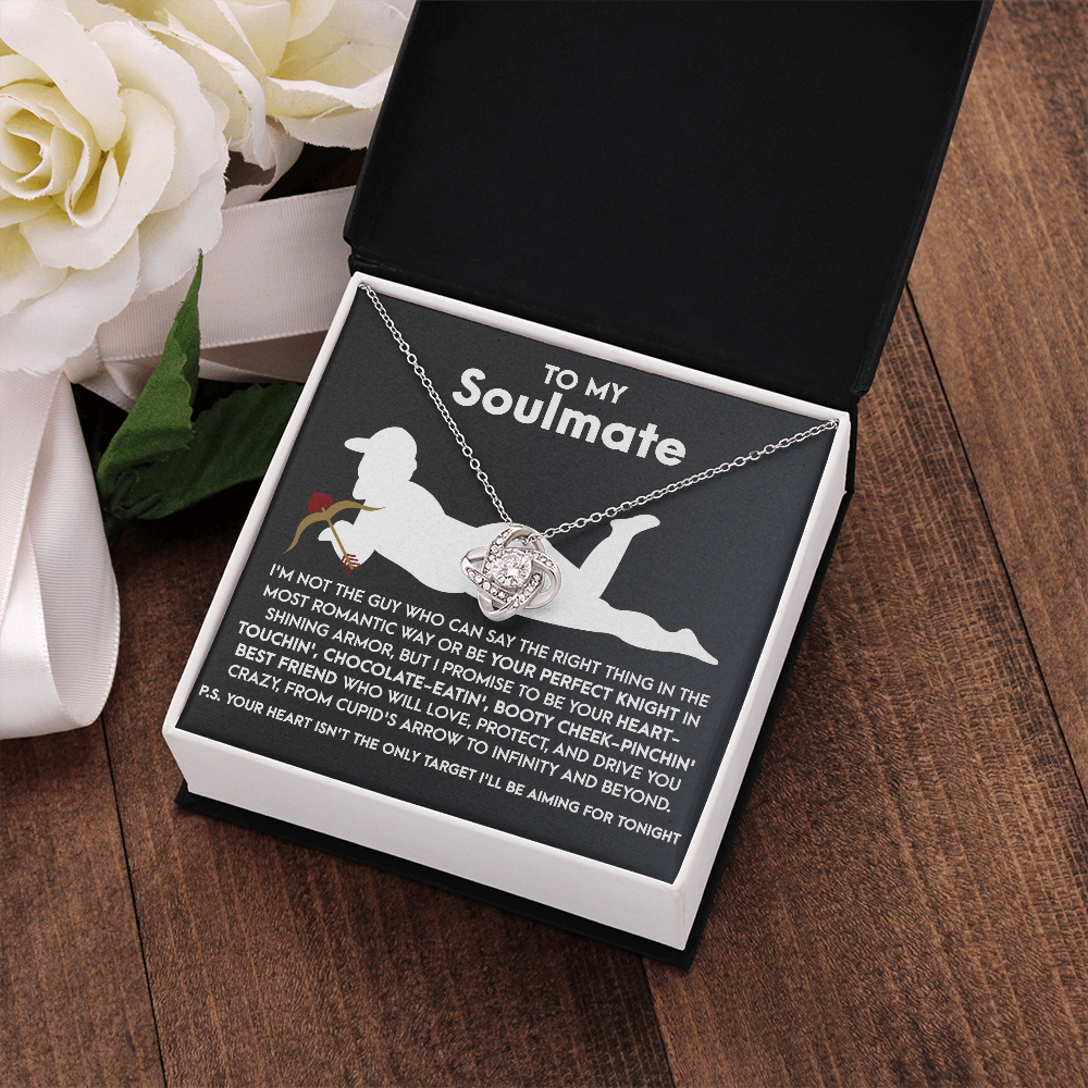 To My Soulmate Necklace, Best Valentine Gifts For Wife, To My Wife Valentine's Day Gift, Valentine's Day Necklace For Her, Valentine Birthday Gifts