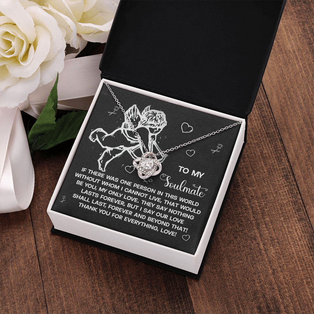 To My Soulmate Necklace, Valentine's Day Gifts, Valentine's Day Gifts For Women, Soulmate Necklace Women, Unique Valentine Gifts For Her