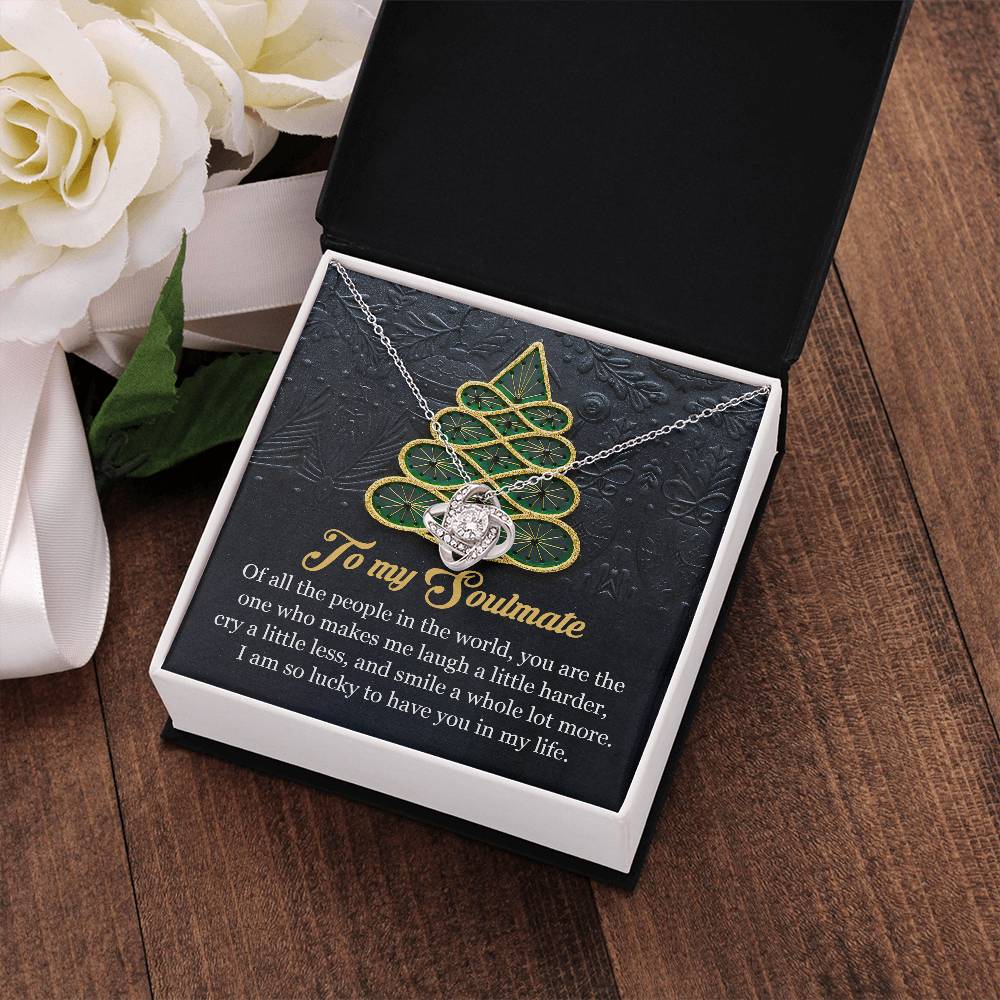 To My Soulmate Necklace, Christmas Gift For Girlfriend, Christmas Gifts Ideas For Wife, Soulmate Necklace Women