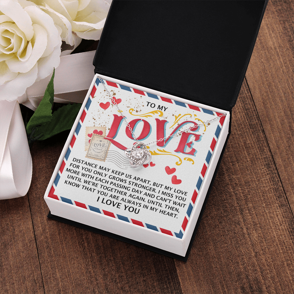 To My Love Necklace, Valentine Gifts For Her, Valentine's Day Necklace For Her, Valentine's Day Gift Wife, Valentine's Day Gifts For Women