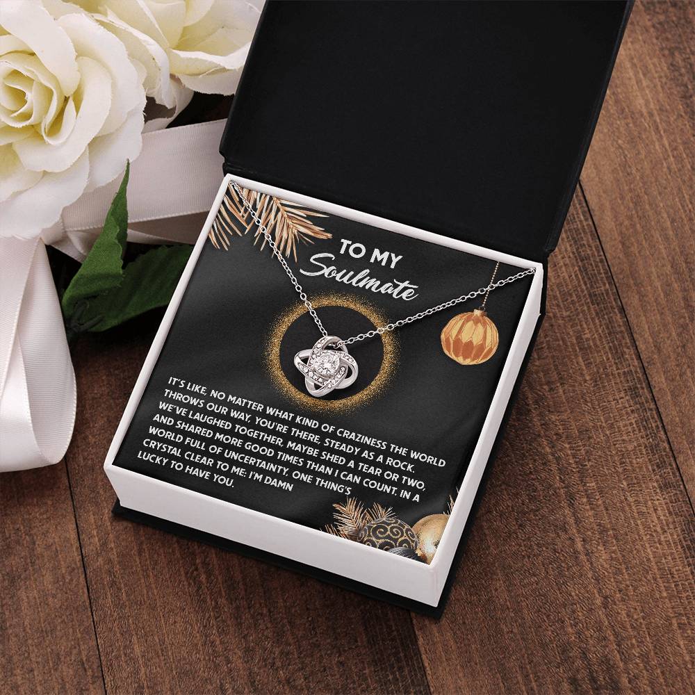 To My Soulmate Necklace, Christmas Gift Ideas 2024, Christmas Presents For Her, Girlfriend Christmas Necklace, Ideas For Christmas
