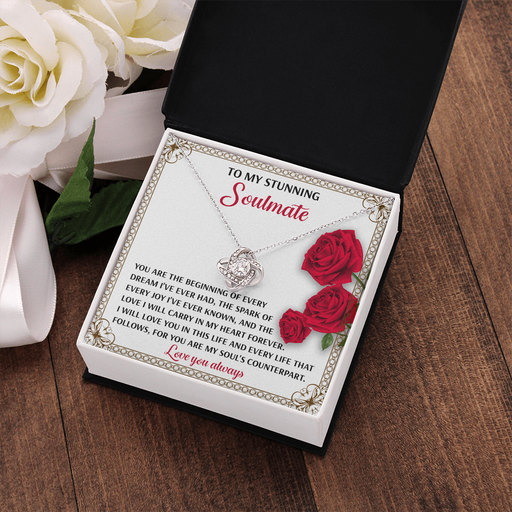 To My Stunning Soulmate Necklace, Best Valentine Gifts For Wife, Naughty Valentine's Gifts For Wife, Valentine Gifts For My Wife, Valentine For Wife