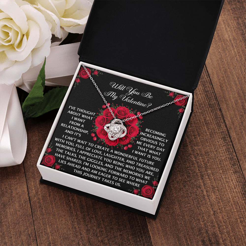 Will You Be My Valentine Necklace, Valentine's Day For Her, Unique Valentine Gifts For Her, Valentine's Day Necklace For Her, Valentine Funny Gifts