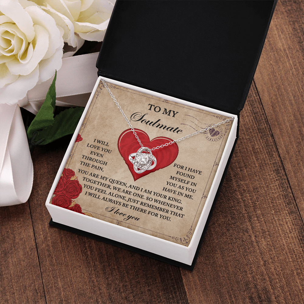 To My Soulmate Necklace, Valentine Gift For Wife From Husband, Valentine's Gift For Wife, Great Valentine Gifts For Her, Valentine's Day For Her