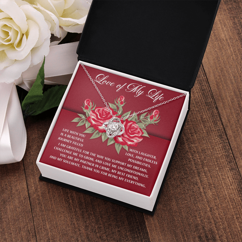 Love Of My Life Necklace, Valentine's Gifts For Wife, Valentine's Necklace For Her, Women's Valentine's Day Gifts, Best Valentine Gifts For Wife