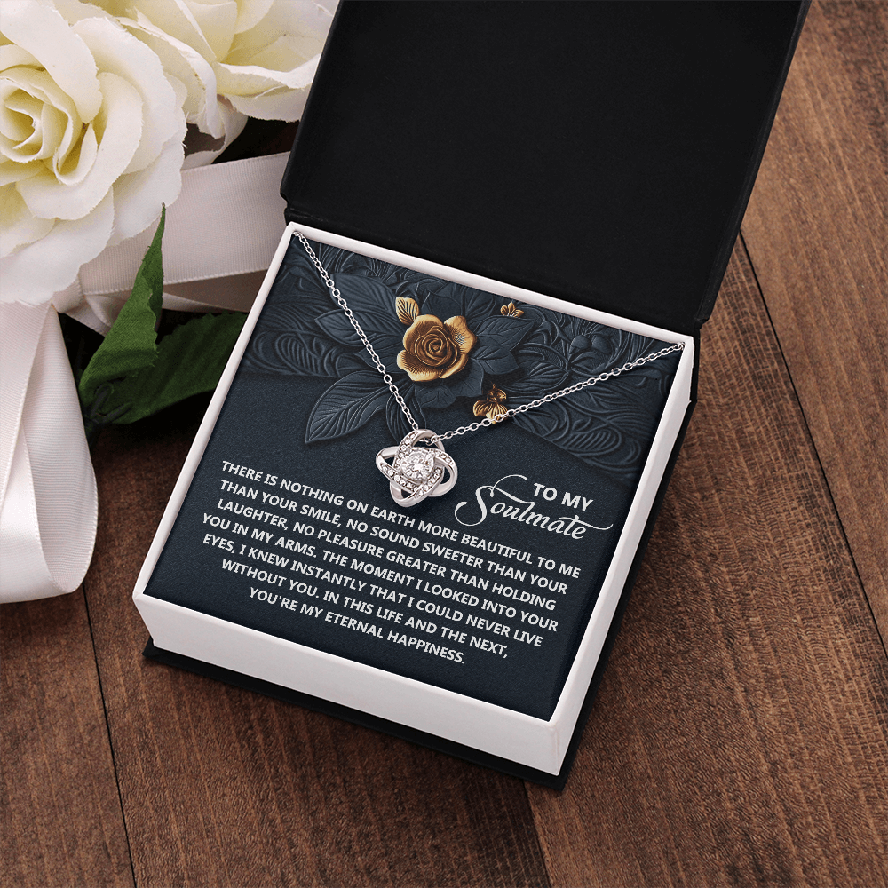 To My Soulmate Necklace, Best Valentine Gift For Wife, Valentine For Her Gift, Soulmate Necklace For Women, Valentine's Day Gifts For Women