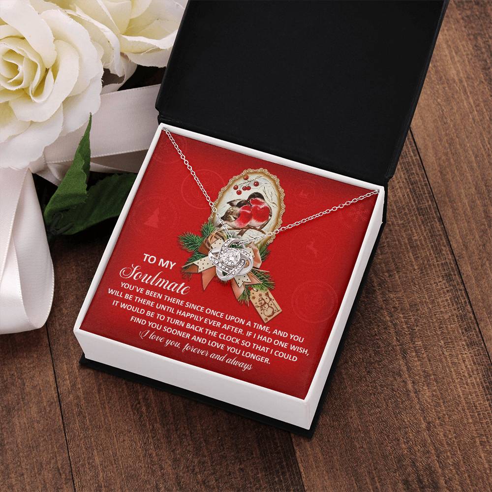 To My Soulmate Necklace, Christmas Gifts For Her, Christmas Presents For Women, Wife's Christmas Gift, Christmas For Wife