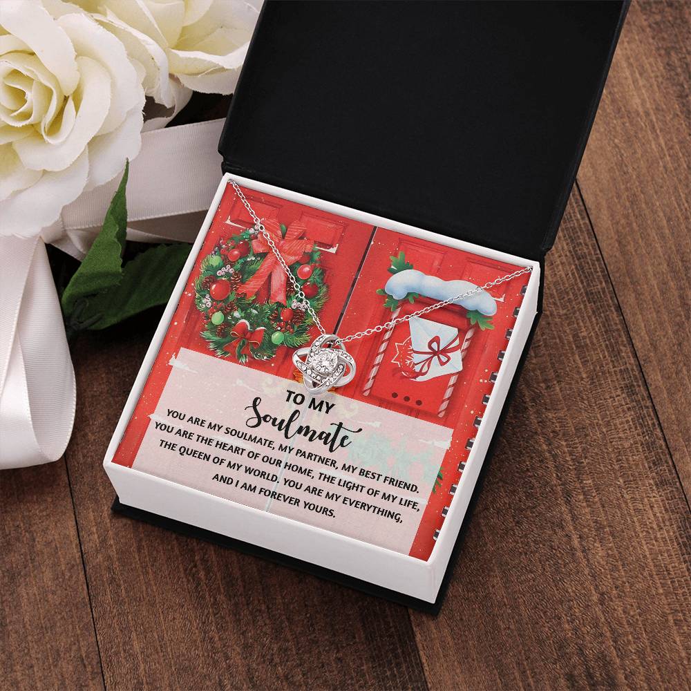To My Soulmate Necklace, Christmas Gifts For My Wife, Funny Christmas Gift For Wife, Soulmate Gifts For Her, Christmas For Wife