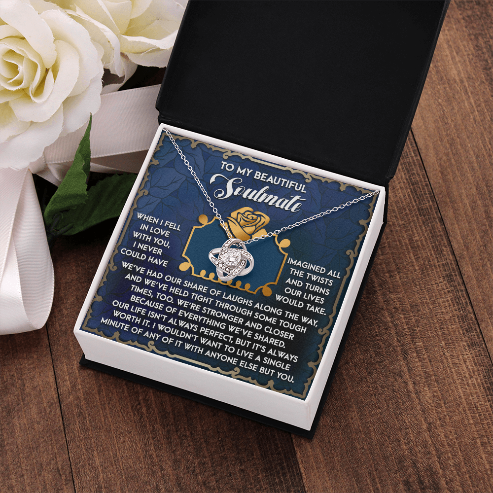 To My Beautiful Soulmate Necklace, Valentine's Gift For Women, Valentine's Gifts For Women, Valentine Gift Ideas For Her, Valentine's Day Gifts