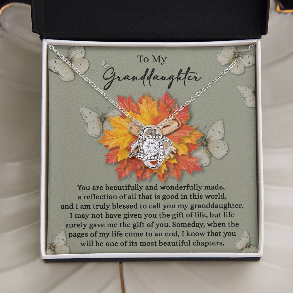 To My Granddaughter Necklace, Our Granddaughter Gifts From Grandparents, Great Granddaughter Necklace, Gifts For Granddaughter Adult