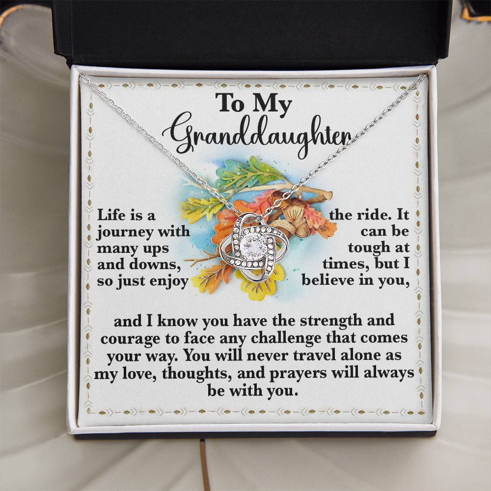 To My Granddaughter Necklace, Gifts For Granddaughter From Grandparents, Granddaughter Necklace From Nana, Valentines Gifts For Granddaughter