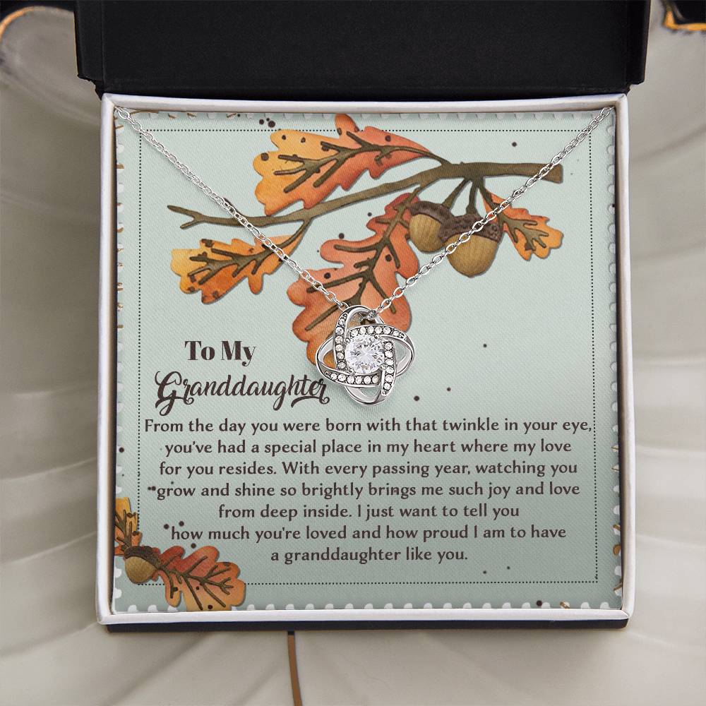 To My Granddaughter Necklace, Gifts For Granddaughter From Grandma, Valentines Card For Granddaughter, Necklace For Granddaughter From Grandpa
