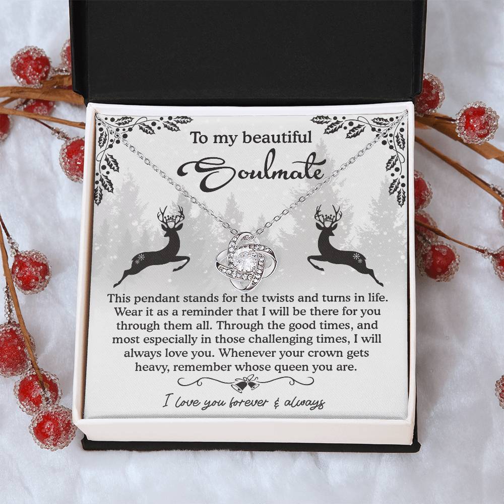 To My Beautiful Soulmate Necklace, My Soulmate Gifts For Her, Wife Christmas Gift Ideas, Christmas Presents For Gf