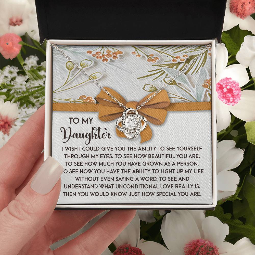 Adult Daughter Christmas Gifts, To My Daughter Necklace, Necklace For Daughter From Dad, To Our Daughter Necklace From Mom And Dad