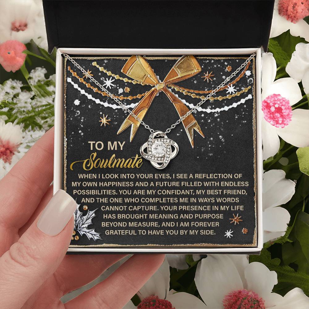 To My Soulmate Necklace For Women, Soulmate Necklace For Women, Christmas For Wife, Funny Christmas Gifts For Wife