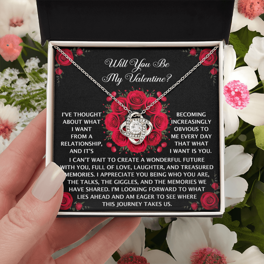 Will You Be My Valentine Necklace, Valentine's Day For Her, Unique Valentine Gifts For Her, Valentine's Day Necklace For Her, Valentine Funny Gifts