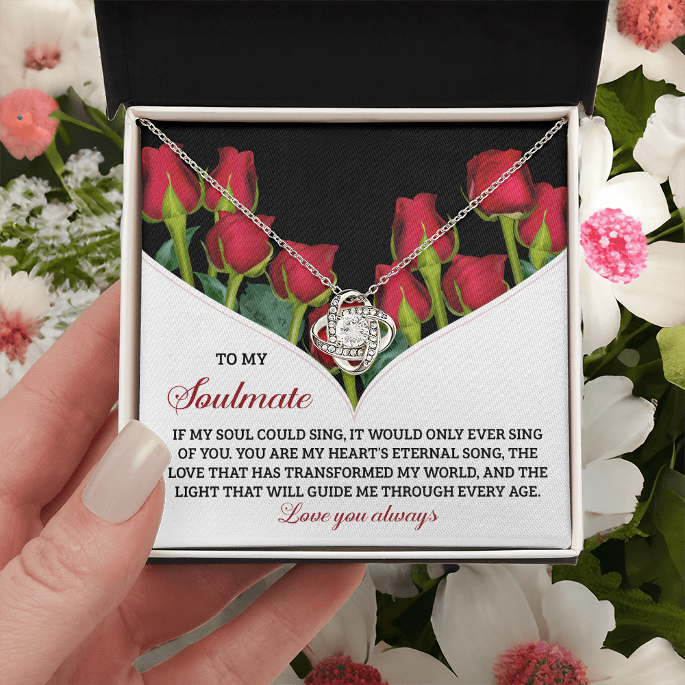 To My Soulmate Necklace, Gift For A Girlfriend Woman, Soulmate Necklace For Women, Valentine Gifts For My Wife, Necklaces For Your Girlfriend