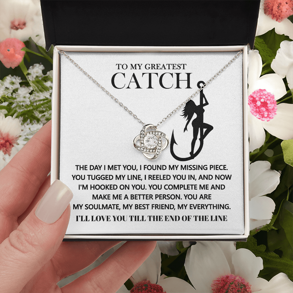 To My Greatest Catch Necklace, Naughty Valentine's Gifts For Wife, Best Valentine Gifts For Her, Valentine Presents For Women, Valentine's For Her