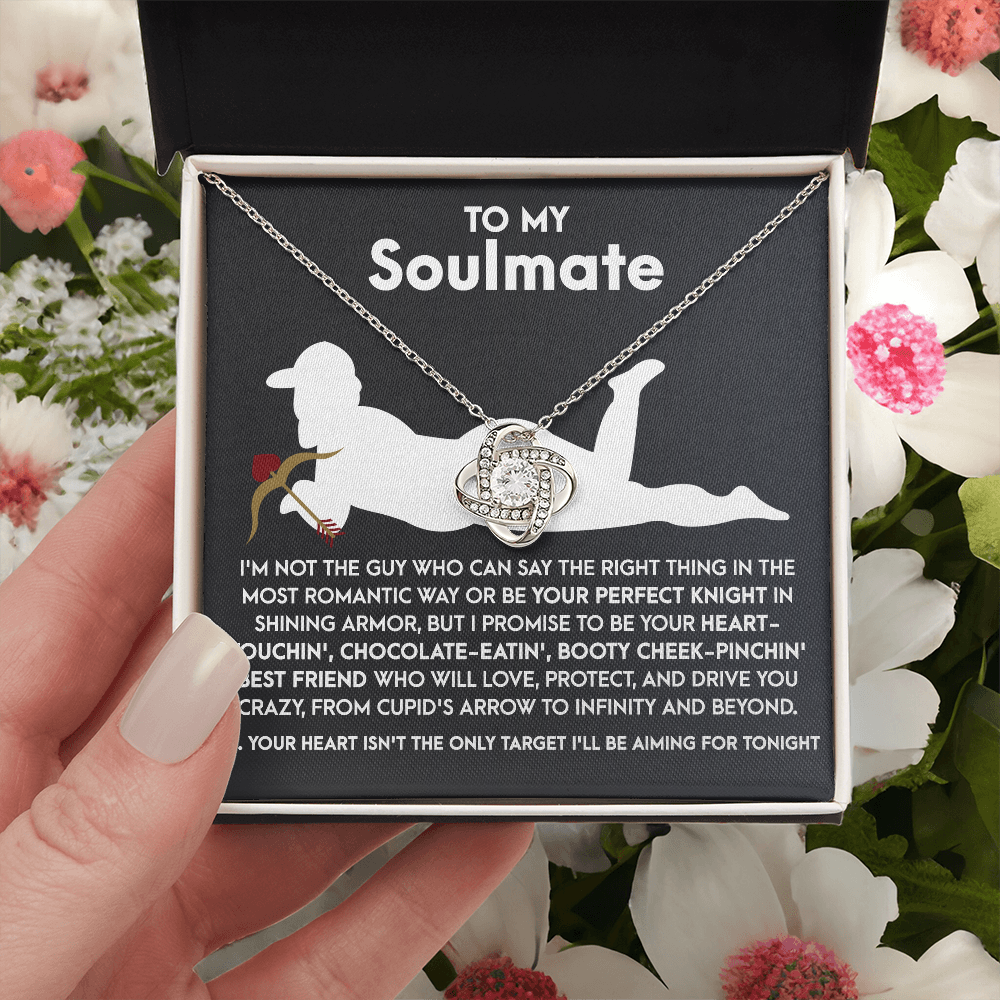 To My Soulmate Necklace, Best Valentine Gifts For Wife, To My Wife Valentine's Day Gift, Valentine's Day Necklace For Her, Valentine Birthday Gifts