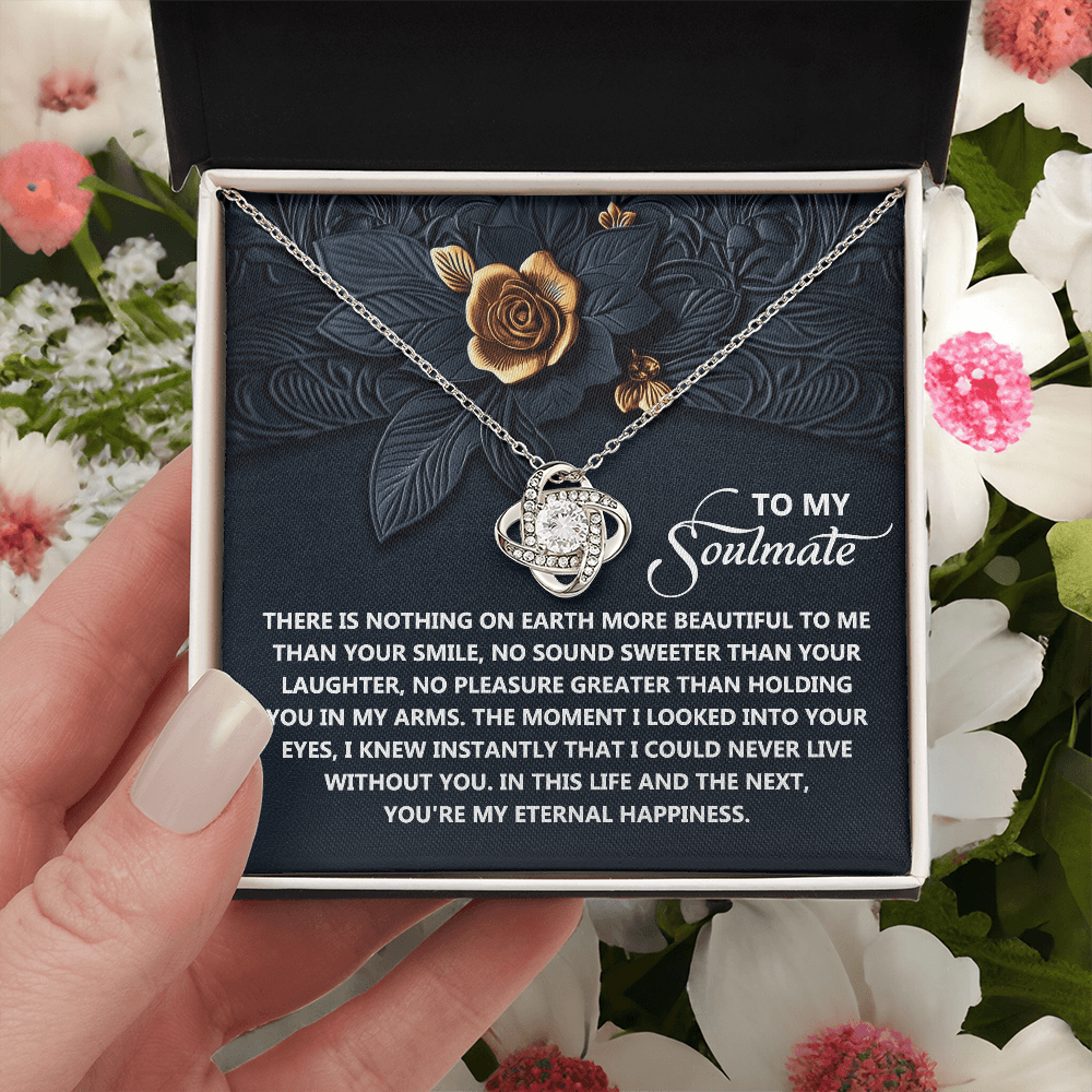 To My Soulmate Necklace, Best Valentine Gift For Wife, Valentine For Her Gift, Soulmate Necklace For Women, Valentine's Day Gifts For Women