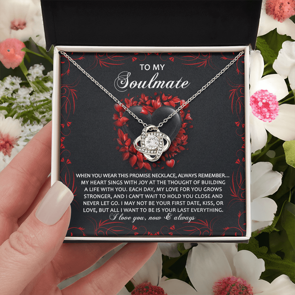 To My Soulmate Necklace, Unique Valentine Gifts For Her, Valentine Birthday Gifts, My Soulmate Gifts For Her, Valentine Jewelry For Women
