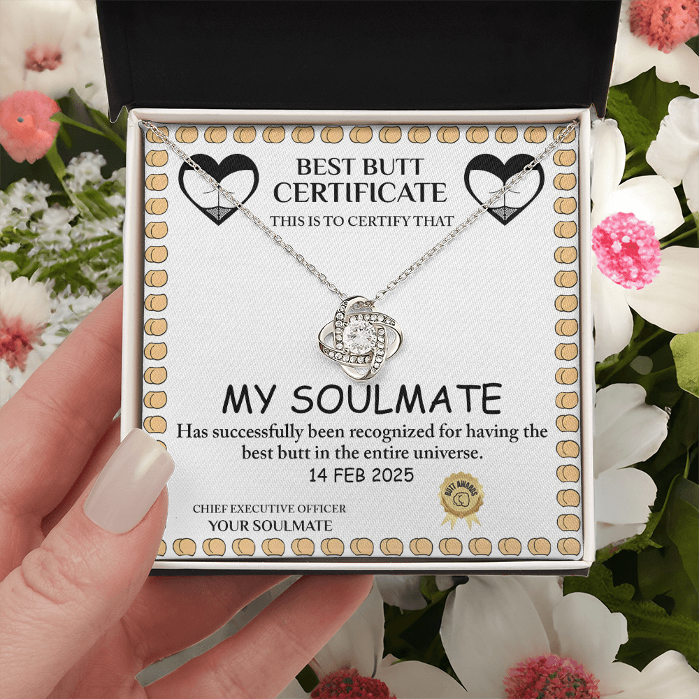 My Soulmate Necklace, To My Soulmate Necklace, Valentine For Her Gift, Valentine's Gift For Women, To My Soulmate Necklace For Women Funny
