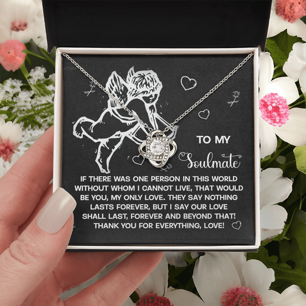 To My Soulmate Necklace, Valentine's Day Gifts, Valentine's Day Gifts For Women, Soulmate Necklace Women, Unique Valentine Gifts For Her