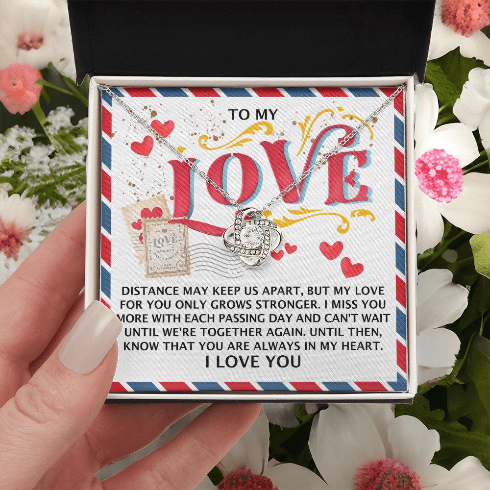 To My Love Necklace, Valentine Gifts For Her, Valentine's Day Necklace For Her, Valentine's Day Gift Wife, Valentine's Day Gifts For Women