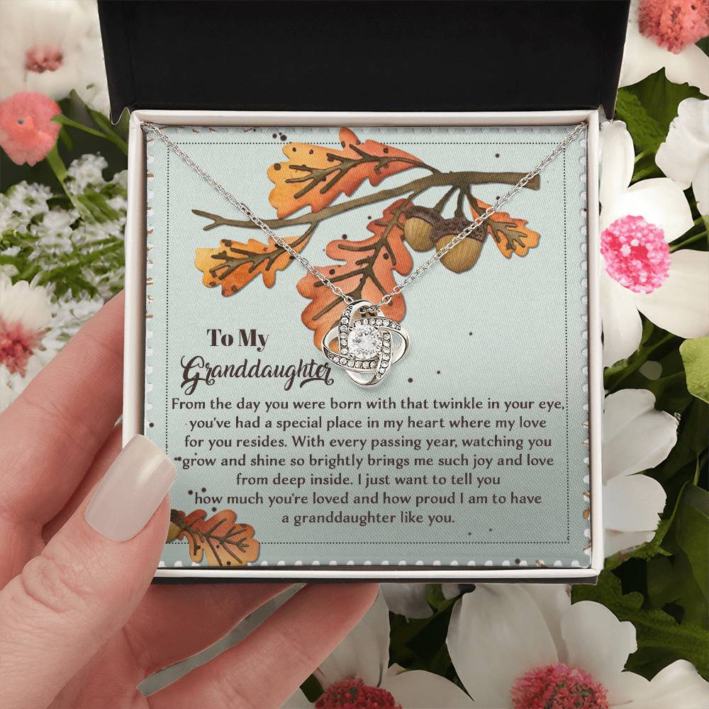 To My Granddaughter Necklace, Gifts For Granddaughter From Grandma, Valentines Card For Granddaughter, Necklace For Granddaughter From Grandpa