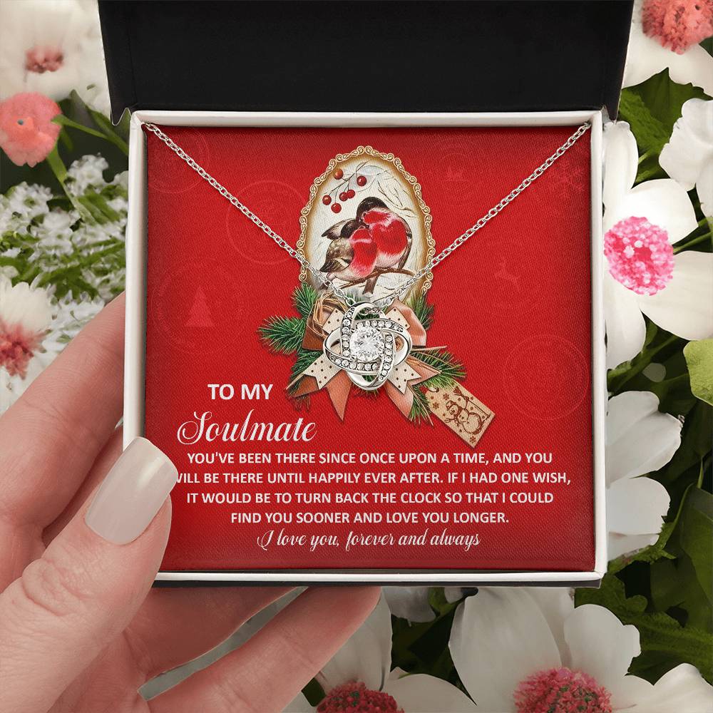 To My Soulmate Necklace, Christmas Gifts For Her, Christmas Presents For Women, Wife's Christmas Gift, Christmas For Wife