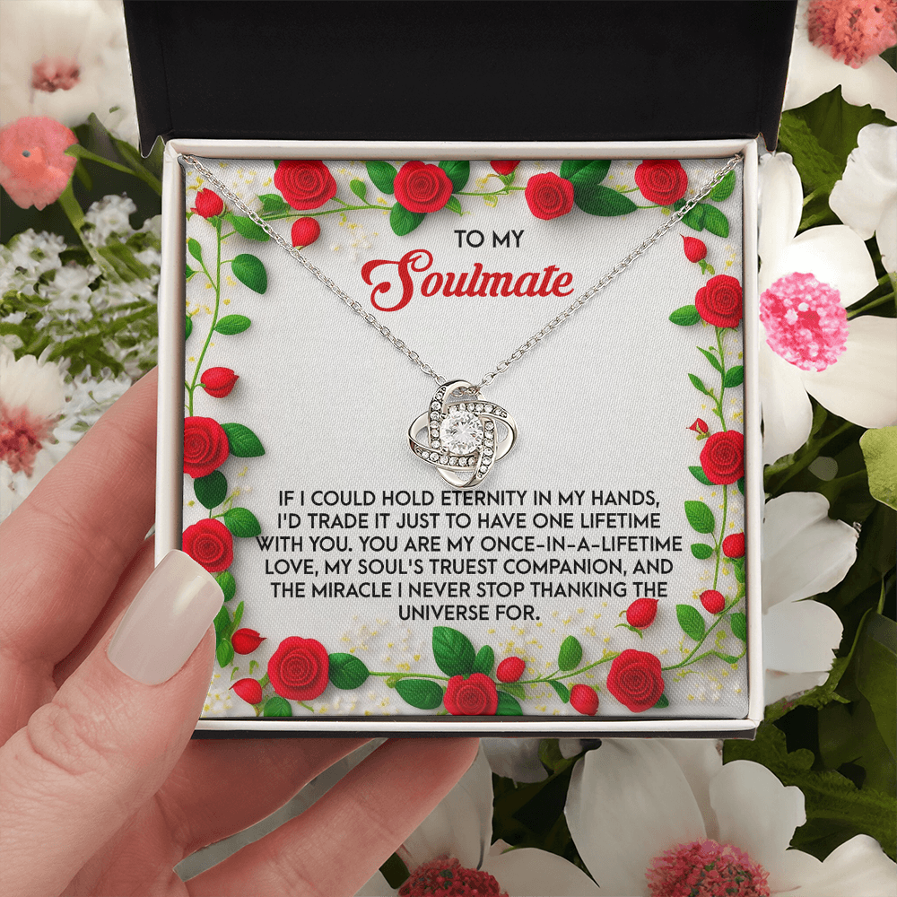 To My Soulmate Necklace, Necklaces For Girlfriend Gold, To My Beautiful Soulmate Necklace, Valentine Gifts For Husbands From Wife