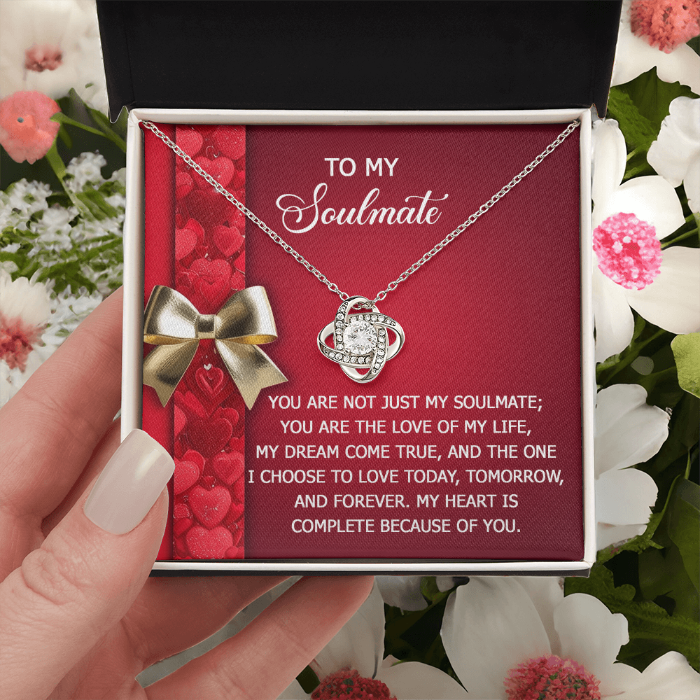 To My Soulmate Necklace, Soulmate Gifts For Women, Valentine Presents For Women, Valentine's Day For Her, Valentine Gifts For Women