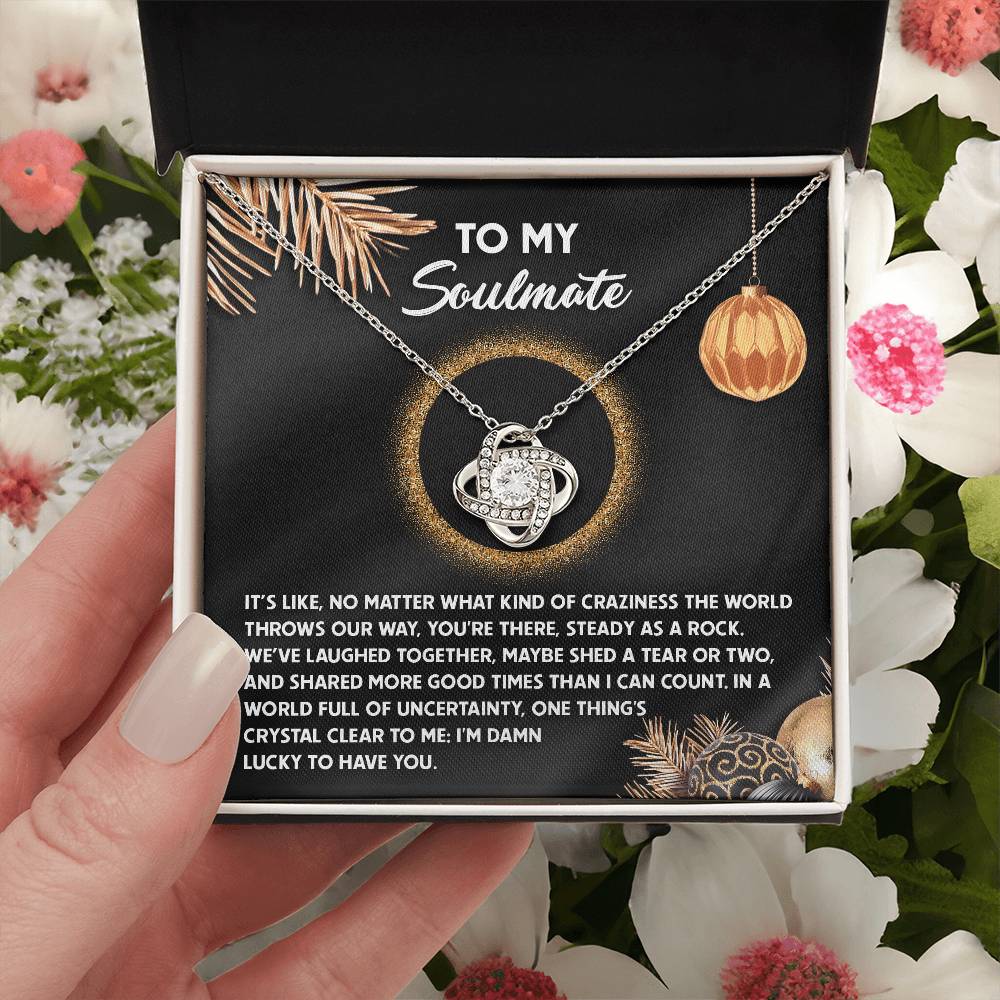 To My Soulmate Necklace, Christmas Gift Ideas 2024, Christmas Presents For Her, Girlfriend Christmas Necklace, Ideas For Christmas