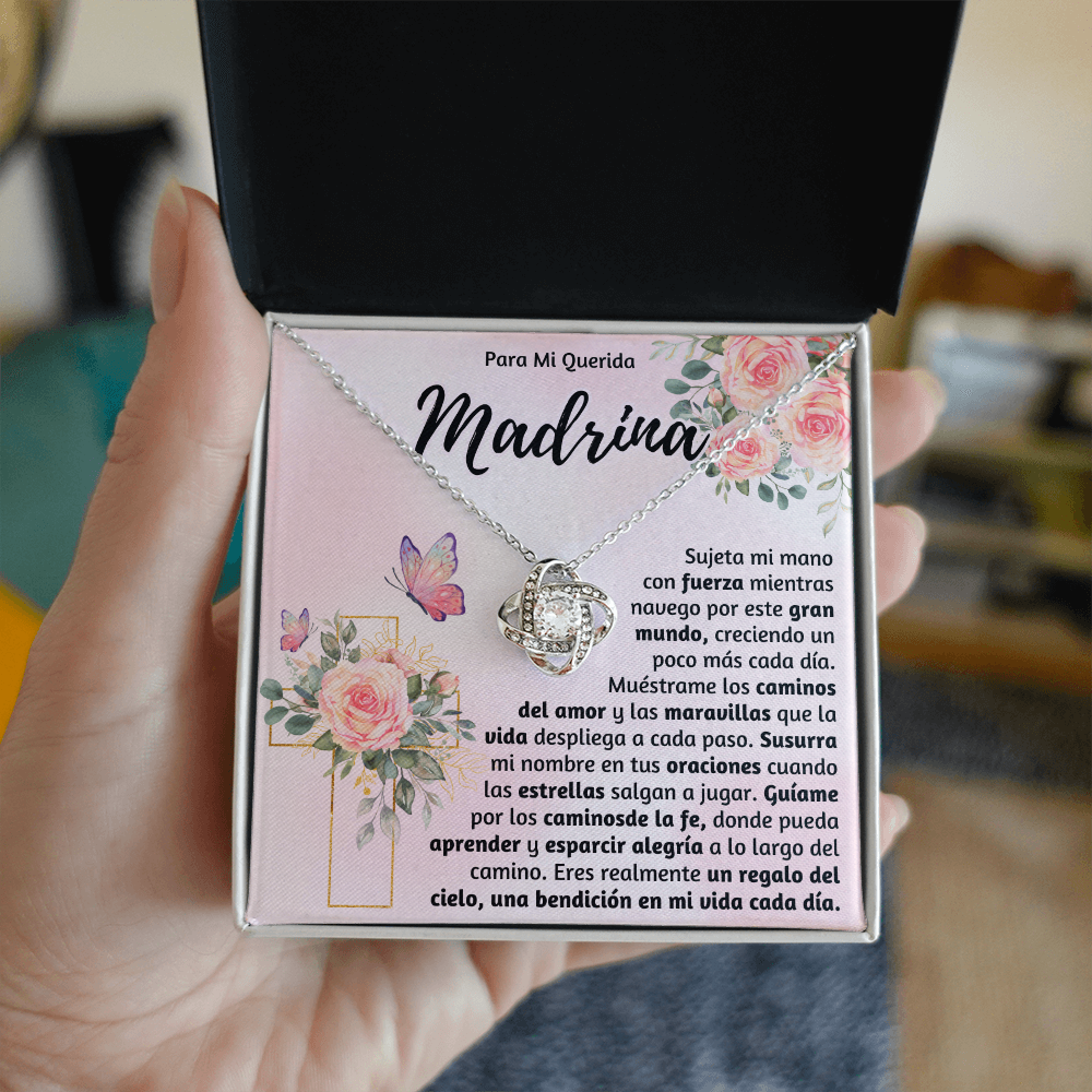 Regalo Para Madrina, Para El Amor De Mi Vida Cadena, Collar De Madrina - BR_4_MADRIJE_H8_3