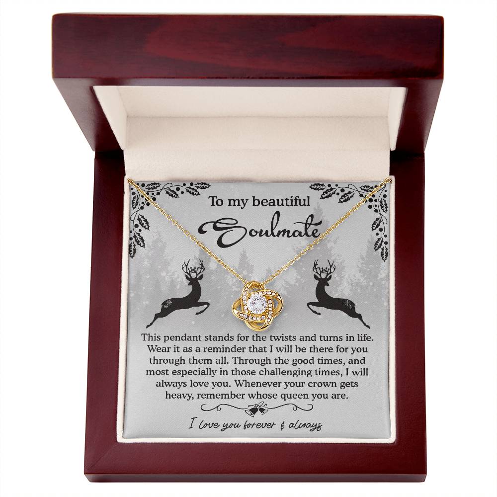To My Beautiful Soulmate Necklace, My Soulmate Gifts For Her, Wife Christmas Gift Ideas, Christmas Presents For Gf