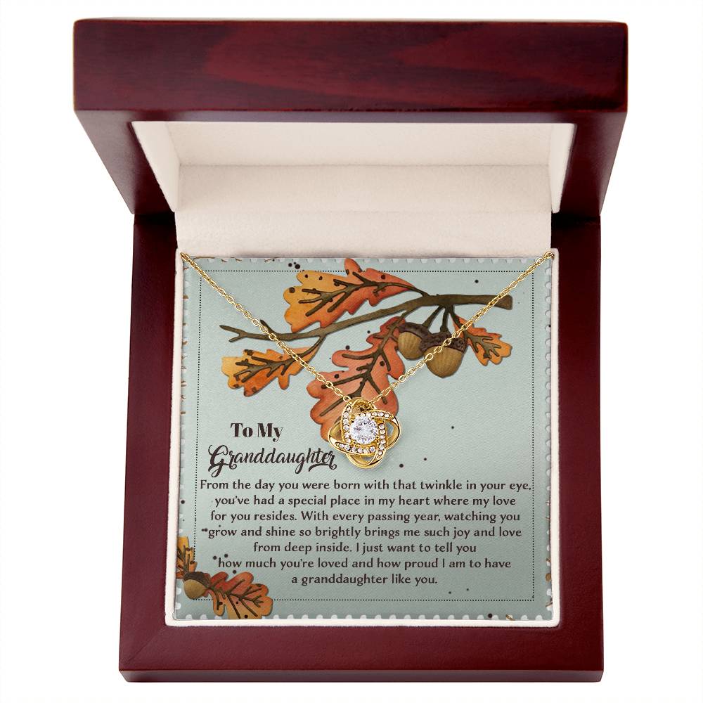 To My Granddaughter Necklace, Gifts For Granddaughter From Grandma, Valentines Card For Granddaughter, Necklace For Granddaughter From Grandpa