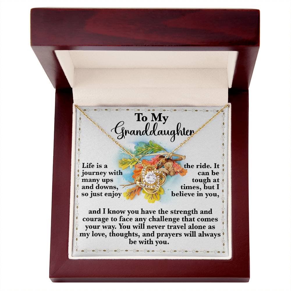 To My Granddaughter Necklace, Gifts For Granddaughter From Grandparents, Granddaughter Necklace From Nana, Valentines Gifts For Granddaughter