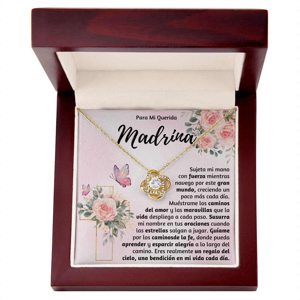 Regalo Para Madrina, Para El Amor De Mi Vida Cadena, Collar De Madrina - BR_4_MADRIJE_H8_3