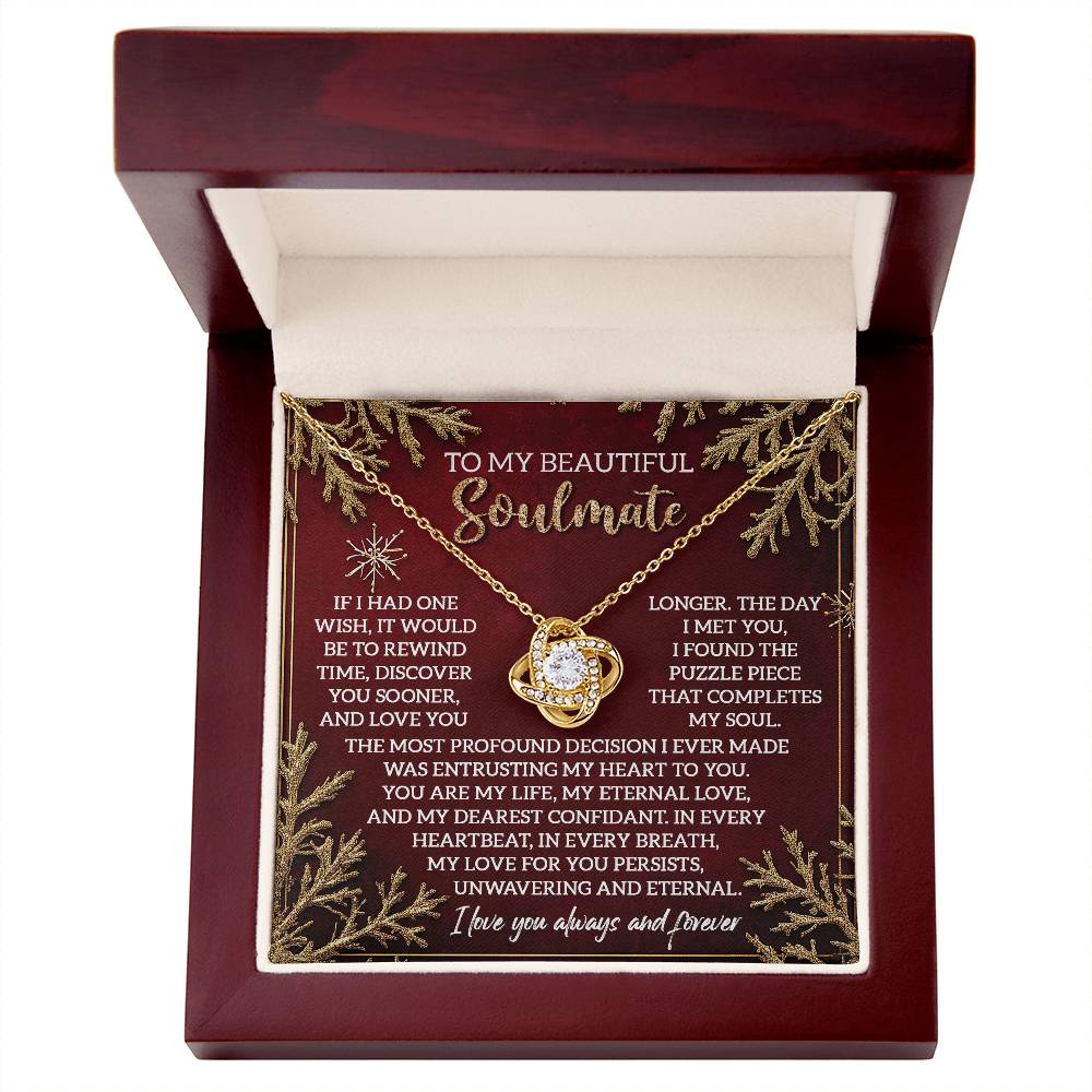 To My Beautiful Soulmate Necklace, Christmas Ideas For Woman, Christmas Gift Ideas 2024, Girlfriend Christmas Gifts 2024