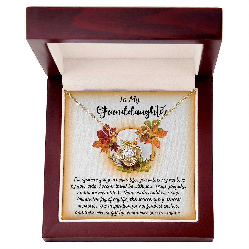 To My Granddaughter Necklace, Grandmother Granddaughter Gifts, Granddaughter Necklace From Grandparents, Christmas Gifts For Granddaughter