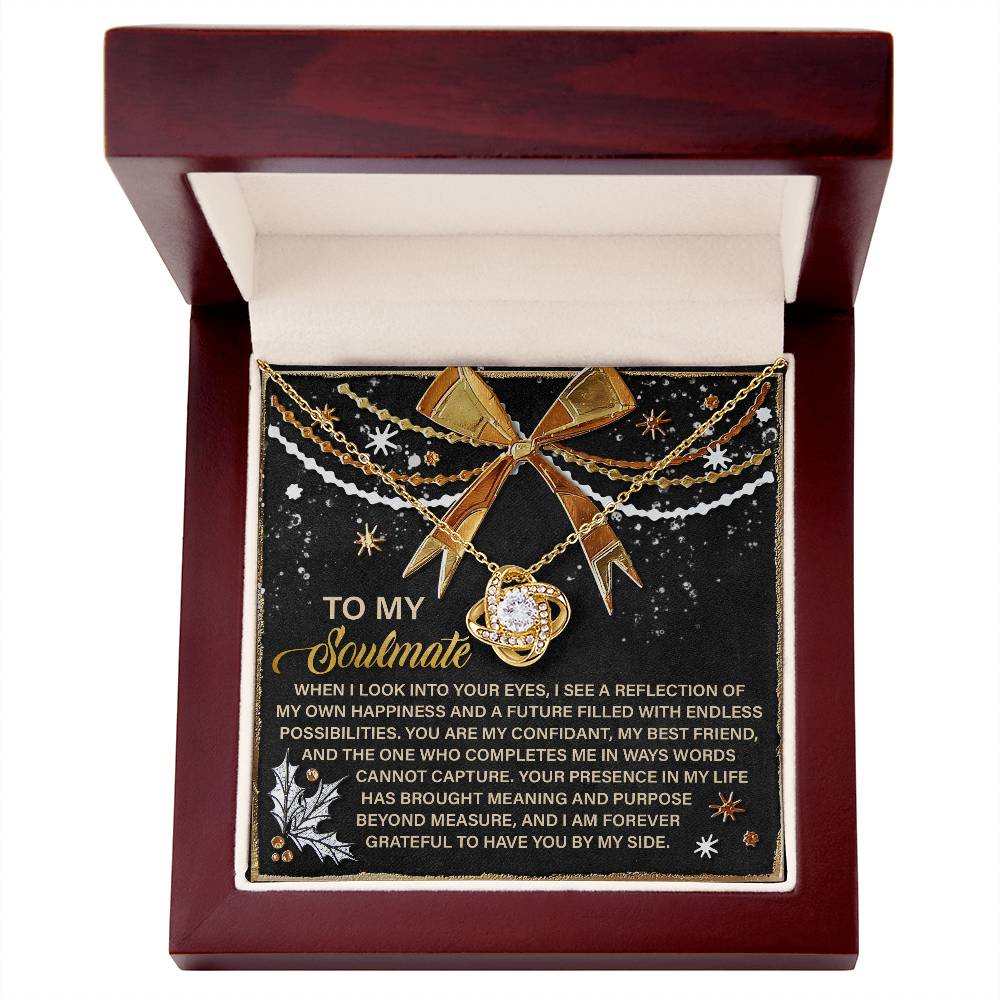 To My Soulmate Necklace For Women, Soulmate Necklace For Women, Christmas For Wife, Funny Christmas Gifts For Wife